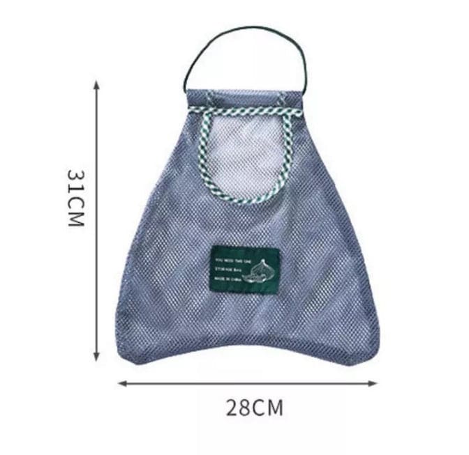 Household Wall Hanging Storage Net Bag, Washable Mesh Grocery Bags, Kitchen Onion Bag, Garlic Storage Basket, Multipurpose Breathable Fruit And Vegetable Bag Household Wall Hanging Storage Net Bag, Washable Mesh Grocery Bags, Kitchen Onion Bag, Garlic Storage Basket, Multipurpose Breathable Fruit And Vegetable Bag